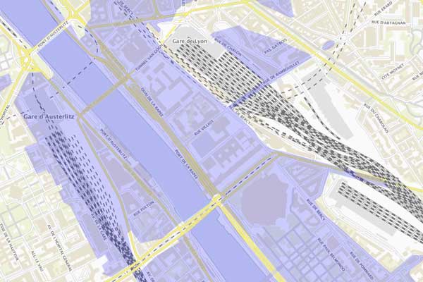 zone-inondable oversvømmelseszone paris gare de lyon