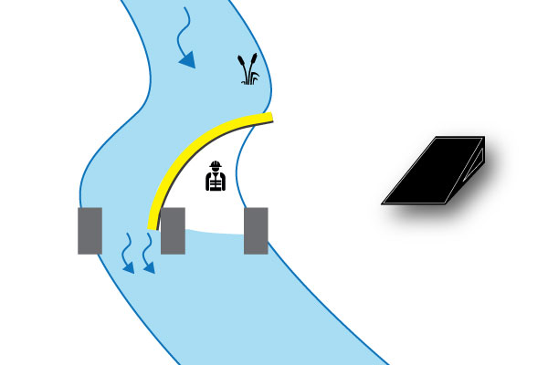 batardeaux-pile-pont-riviere-water-gate-megasecureurope flod cofferdam på bro mole