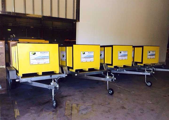 oversvømmelsesbeskyttelse lang længde gade